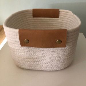 White Yarn Storage Bin
